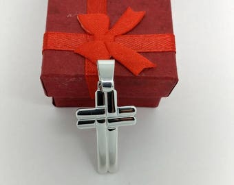 925 Sterling Silver Rhodium Pendant