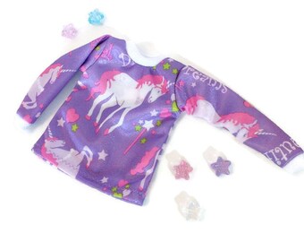 BJD clothes, sd slim msd minifee mnf jid clothes, 1/3 1/4 bjd sweater, bjd pastel, pony, fairy kei, cute, kawaii, girl female doll clothing