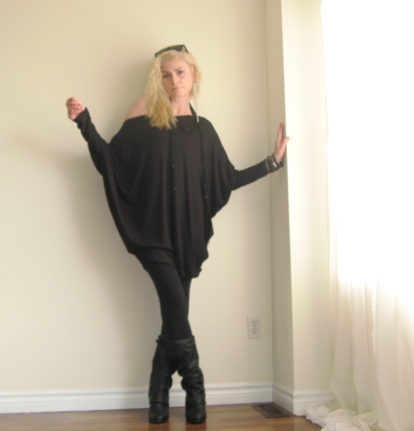 Long Sleeve Oversized Fall Plus Size Pullover Tunic Tops Sweaters Tunic Tops for Leggings for Women
