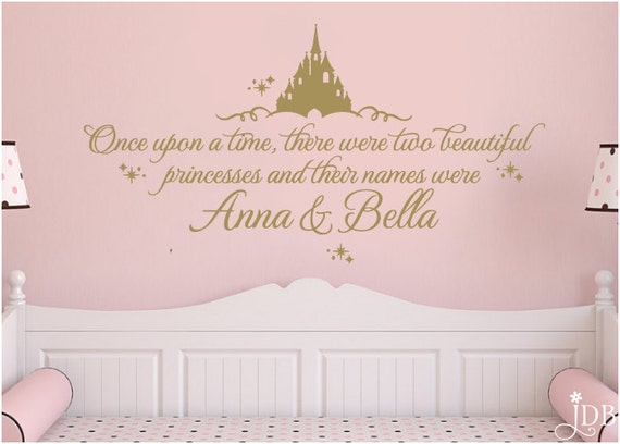 PERSONALIZED Once upon a time there were two beautiful