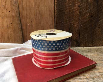 Vintage Independence Day Ribbon/America/3" Wide/40 YDS/NOS