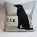 black lab pillow case