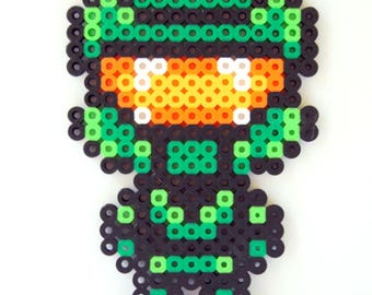 Items similar to Halo Master Chief Perler Bead Sprite on Etsy