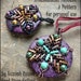 NEW Bead Tutorial - Dreamcatcher Donut Pendant or Ornament- a netted intermediate/advanced bead project by Hannah Rosner - instructions