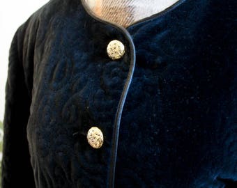 Thick velvet 1950 jacket