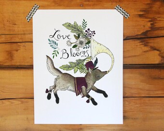 Love Blooms Print