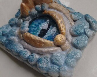 Water Guardian Dragon Eye Fridge Magnet