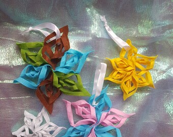 Christmas snowflake decotations