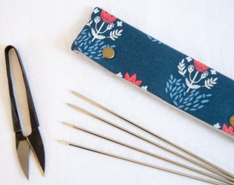 Cushioned Needle Minder (DPN Cozy, Knitting Accessories, Needle Storage, WIP/Work in Progress Cozy, DPN Minder)