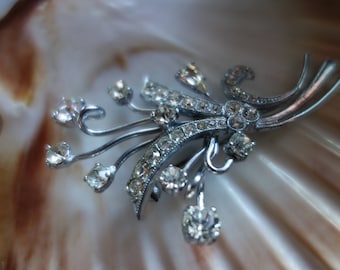 Strassbrosche-vintage-Bridal Jewelry-Vintageschmuck-something old for the bride to the wedding