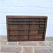Vintage Letterpress Tray Vintage Wooden Letterpress Tray Letterpress Drawer 23 Sections
