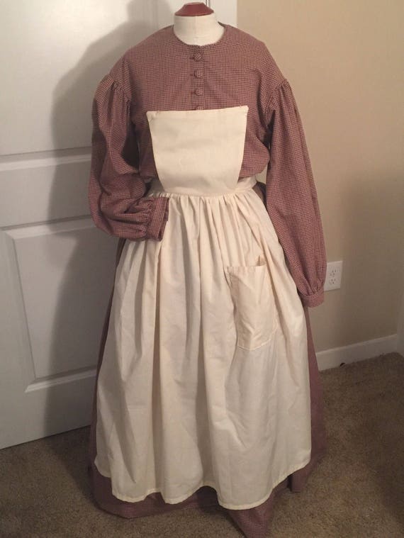 Custom 2 Piece MidVictorian Camp Dress Gettysburg Lincoln