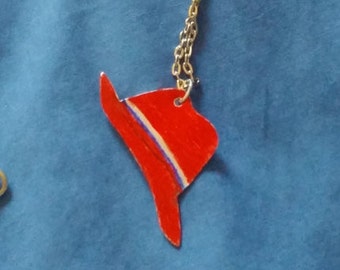 Agent Peggy Carter Pendant Necklace Upcycled