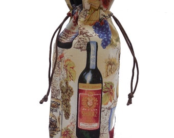 Wine Bottle Gift Bag - Tuscan Wine Country