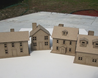 Putz House kit to make 4 houses