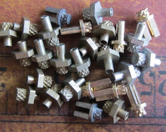 Vintage Brass Clock parts spindles - levers - Robot mix - Levers - Steampunk - Scrapbooking y99