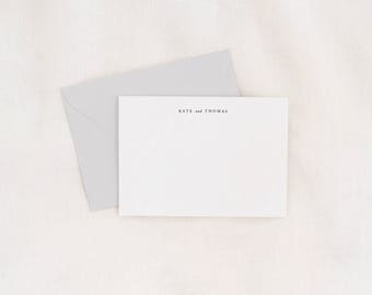 Personalized Notecards, Customized Stationery, Thank You, Stationary, Custom Notecards, Wedding Gift, Newlywed Gift