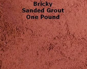 Bricky SANDED Grout - ONE POUND for Walls, Floors, Counter Tops, Backsplashes, Tubs, Showers, Mosaics