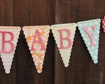 Baby Shower Banner, Baby Shower Decorations, Sweet Baby Girl Banner