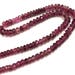 25" inch AAA quality Tourmaline micro faceted rondelle beads, Pink tourmaline loose gemstone 4-5mm