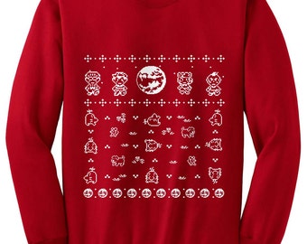 Ugly Christmas Earthbound Sweater inspired- Sweatshirt - Unisex Sizes