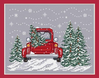 TERESA KOGUT Prim Santa Counted Cross Stitch