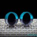 12 mm Glow in the Dark Safety Cat Eyes, Glowing Craft Cat Eyes, Amigurumi Cat Eyes, Gray Safety Cat Eyes with Washer G092