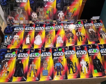 Vintage STAR WARS - The Power of the Force, 3 3/4" Action Figures. You Pick! New in Package, 1995-96 Star Wars Figures