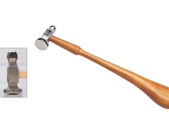 1-1/4" Chasing Flattening Riveting 6 oz Hammer Metal Forming Striking Jewelry Tool - HAM-152.00