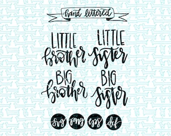 Sibling SVG Collection/ Little Brother svg/ Little Sister svg/ Silbing svg/ Newborn svg / baby svg / hospital svg / svg silbling