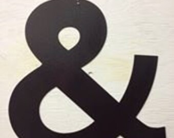 Metal Ampersand Silhouette