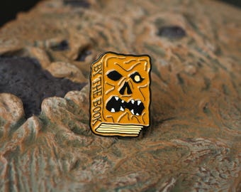 By the Book Pin - Evil Dead Pin - Necronomicon - Army of Darkness - Horror Pin - Book of the Dead - Horror Movie Pin - Ash Williams - Retro