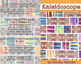 Kaleidoscope Baby Quilt Pattern