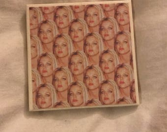 Brittney spears coasters set of 4