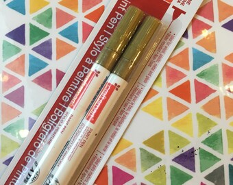 Craft Smart// Fine line// Gold// Paint Pen// 2 Pack// Wedding Guest Book