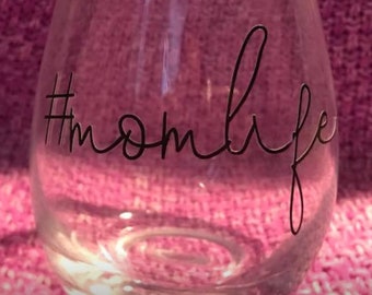 Wine Glass for mothers Day #momlife