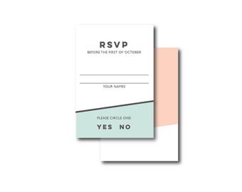 Stained Glass RSVP Cards