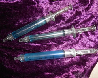 Ball Point Pens Look Like Syringes! Set of 3