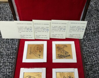 Alberto Longoni art on pure gold (999,8)