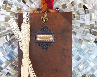 Smash Book, Travel Journal, Junk Journal, Travel Journal, 7 Gypsies Journal, Mixed Paper Journal, Art Journal