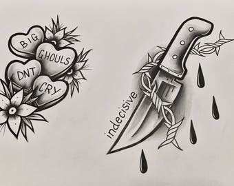 Ghouls and Knives Original Illustration