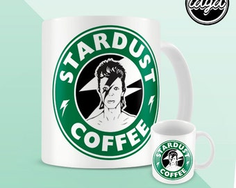 David Bowie Stardust Coffee Mug - Starbucks - Coffee - Mug - 11oz