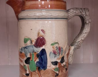 Vintage Beer Stein Pitcher 8 1/2" High Made in Japan
