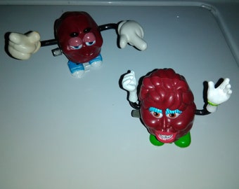 Set of 2 California Raisins wind up