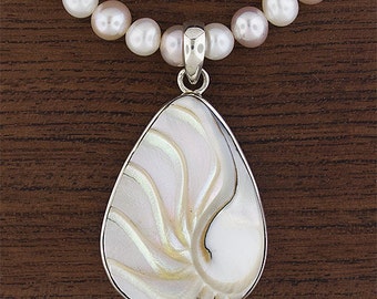 Stranded Nautilus Necklace