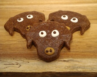 BFF Dog Treats - Carob Apple Cinnamon- BFF Dog Treats All Natural Organic Vegetarian - Shorty's Gourmet Treats