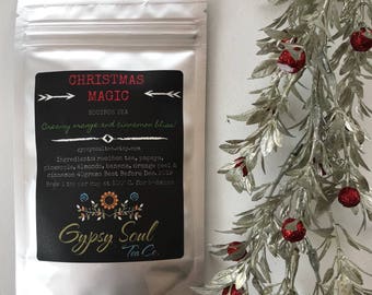 Christmas Magic - Christmas Tea- Caffeine free tea- rooibos tea- Gypsy Soul Tea Co.