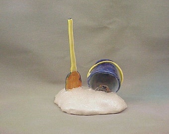 Clay Sculpture Hermie Hermit Crab