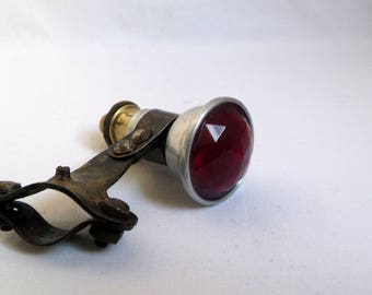 Red tail light for old bike Ashley diamond / dynamo / rear vintage bicycle / lighting / bulb bike / collection