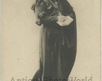 Robert Adelheim Russian Jewish actor as Hamlet antique theater photo pc